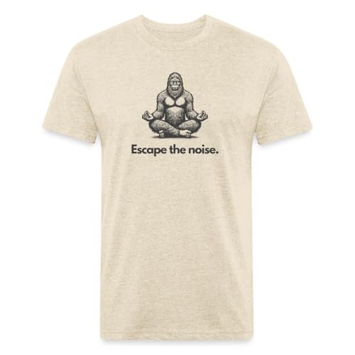 Escape The Noise (Bigfoot) Shirt for Men and Women Premium Graphic Tee Mountain T-Shirt