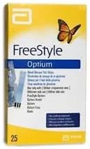abbott freestyle optium 25 strips
