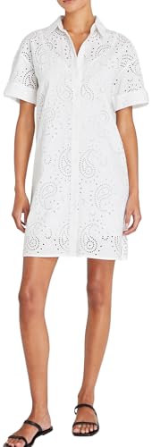 Image of Club Monaco Women's Women's Eyelet Shirt Dress