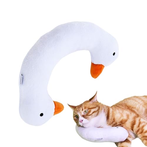 Juguete masticable de gato - Juguetes Catnip Toys, Peluche de peluche para gatos, Varita Teaser, Juguetes interactivos para masticar mascotas, sonido de delito para dentición para interiores y