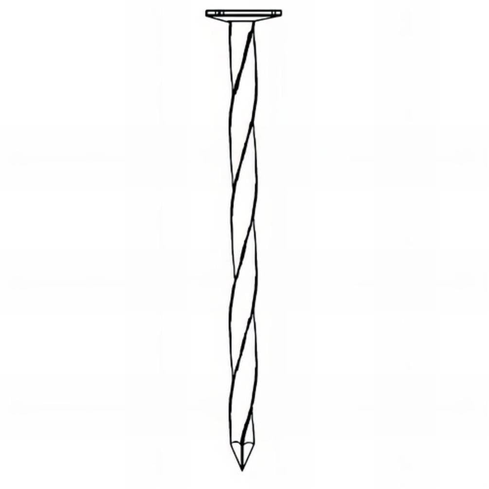 Pointe en Vrac Tête Plate Carré Torsadé (Ct) - 2.8x60 mm - 5 kg - D-Work