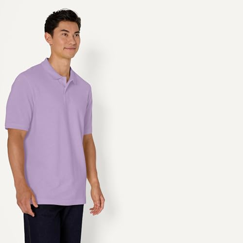 Image of Amazon Essentials Men's Regular-Fit Short Sleeve Cotton Pique Polo Shirt (Available in Big & Tall)