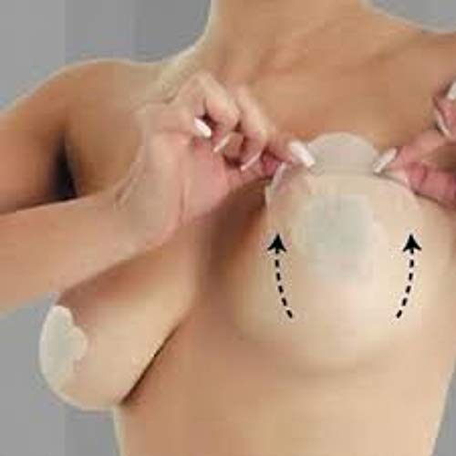 Perfect for wearing backless and strapless dresses.Use with or without bra; 10pcs Invisible Strapless Backless Bra Pad Cleavage Enhance Stick Nipple Cover