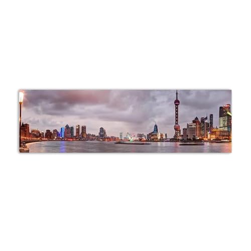 Affiches et impressions sur toile de haute qualité célèbres building art mural 80x240cm