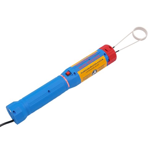 JJsdwin Calentador de inducción magnético de 1100 W, calentador de inducción sin llama con 8 bobinas de calefacción, calentador de inducción para tuercas, engranajes, poleas, temperatura máxima de