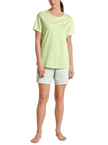 Calida Damen Spring Nights Pyjamaset, Light Pistache, 36-38