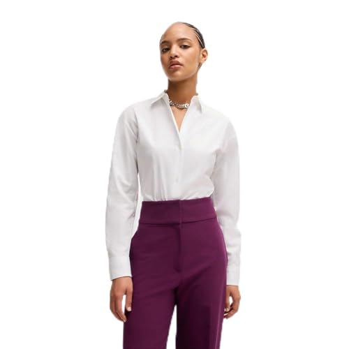 HUGO The Girlfriend Shirt Blouse Homme chemise anti-froissage coupe confort