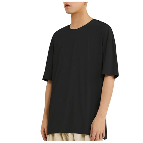 [KELIHAWK] �A�C�X�V���Nt�V���c �����Y ���� �ۋ� �g�b�v�X �ڐG�⊴ ������ �Ђ��� �����j���O�E�F�A �z������ ���� �X�|�[�c�E�F�A �傫���T�C�Y �ʋC�� �e�B�[�V���c ������� �_�炩�� �J�b�g�\�[ �J�W���A�� ������(3XL/�u���b�N