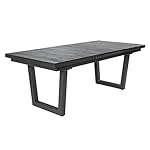 LC Garden Keramo Dining Ausziehtisch Keramik Graphit-Grau