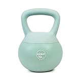 Kayman 10kg Soft Kettlebell for Home Gym – PVC Coated Weight – Floor Safe Flat Base – Ergonomic Non-Slip Handle – Strength Training, CrossFit, HIIT, Core Workout – Durable Fitness Equipment