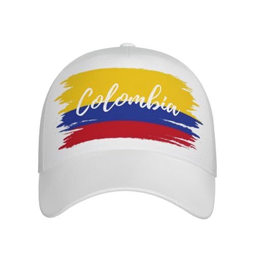 Gorra de béisbol bandera de Colombia unisex verano miniatura 2