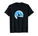Labrador Moon | Adesivi con logo Labrador Retriever Maglietta