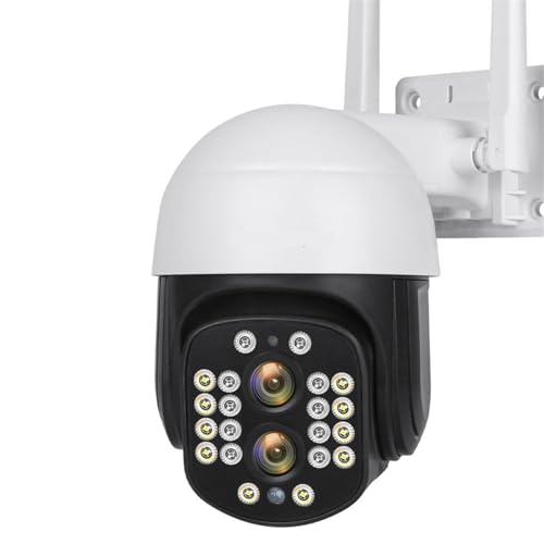 Cámara de seguridad para exteriores Cámara IP PTZ de doble lente con Zoom óptico 8MP 4K 10x detección humana Audio bidireccional cámara de videovigilancia de seguridad para seguridad del hogar en inte