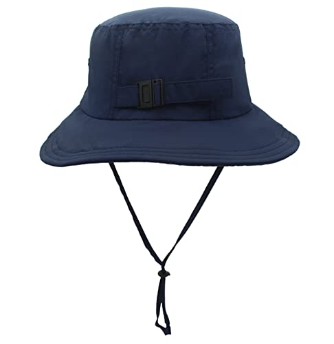 Connectyle Outdoor Womens Bucket Sun Hat Upf 50+ Foldable Brim Summer Uv Hat For Travel Navy Blue #TOP1