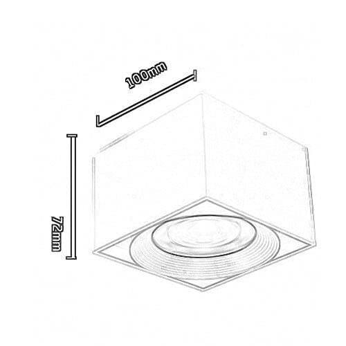 Logement en alumispot de plafond au design architectural noir - 7