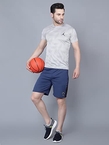 Image of John Ally Mens Gym Shorts Built with Durable Both Sider Zipper Pocket and Moisture Wicking Fabric for Workout, Yoga, Running and Lounge wear.