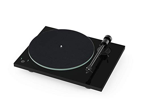 Pro-Ject T1 Phono Sb Turntable With Built-In Preamp And Electronic Speed Change (Piano Black) #TOP5