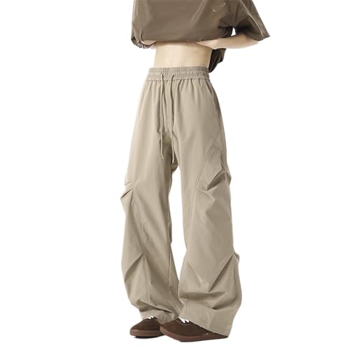 Men's Pants Workwear Ice Silk Lightweight Sporty Couple Style Summer Casual Long Pants for Men3