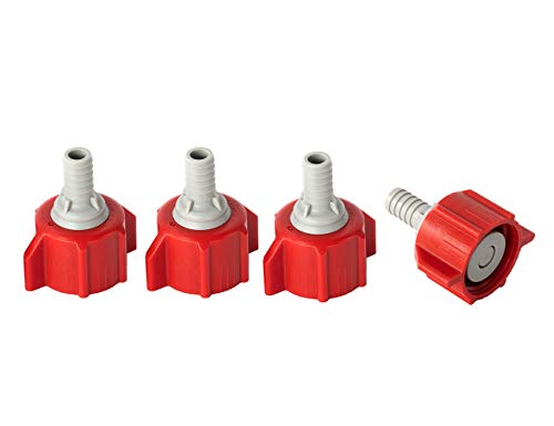 Conector BIB rojo de 3/8 elimina aire en bolsas de refresco 3