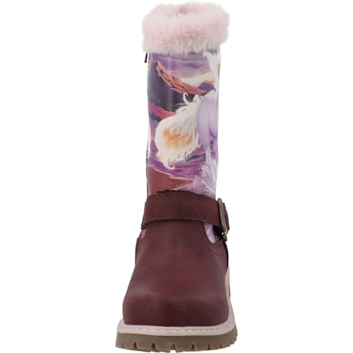 Salesin G Ankle Boots Girls Kids - Waterproof Boots Made of Durable PU Leather - Warm Lined for Cold Days - Unicorn Design - Stylish & Comfortable4