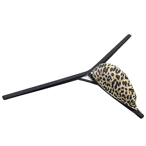 Men's Leopard Micro Thong Drop-shaped Underwear Diamond Back Tangas Minimum Coverage Design Sexy Jockstap Bottoms2