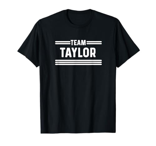 Team Taylor - Cognome Maglietta