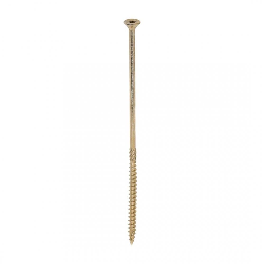 Timco C2 Clamp-Fix Multi-Purpose Premium Countersunk Gold Woodscrews 6.0 X 180Mm (100 Box) 5056110824901