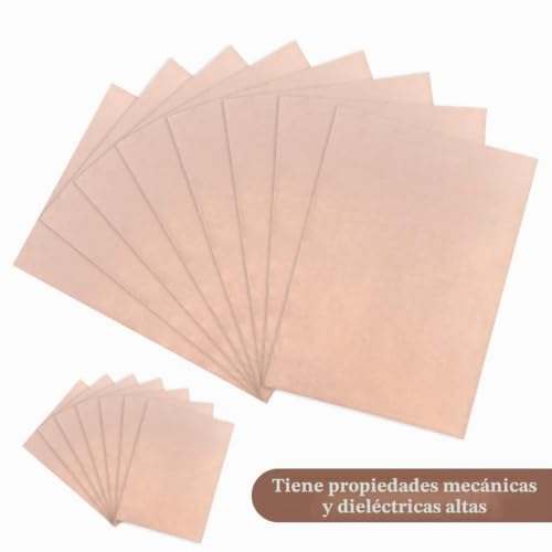 Miniatura 4 de Fororeh Cobre Circuito Impreso 15pcs, Placa De Cobre De Un Lado, Circuitos Impresos Para Calderas, Placa De Cobre Pcb, Placa De Hoja De Cobre, 7 X 10 Cm, 1,6 Mm De Baquelita Fr-1 94 Hb