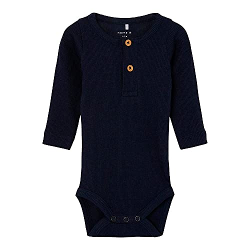 NAME IT Jungen Nbmkab Ls Noos Body, Dark Sapphire, 86 EU