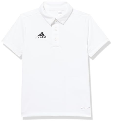 Adidas Unisex-Child Entrada 22 Polo Shirt, White, XX-Small