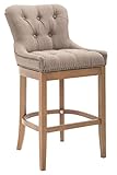 Altura: el taburete de bar tiene las dimensiones (alto x ancho x profundidad): 109 x 55 x 57 cm, altura del asiento: 74 cm. Ajuste perfecto gracias al reposapiés