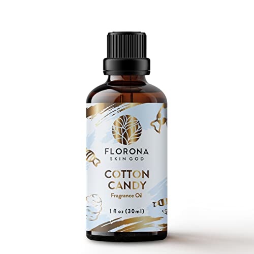 Florona Cotton Candy Premium Quality Fragrance Oil - 1 fl oz for Soap Making, Candle Making, Diffuser Aromatherapy