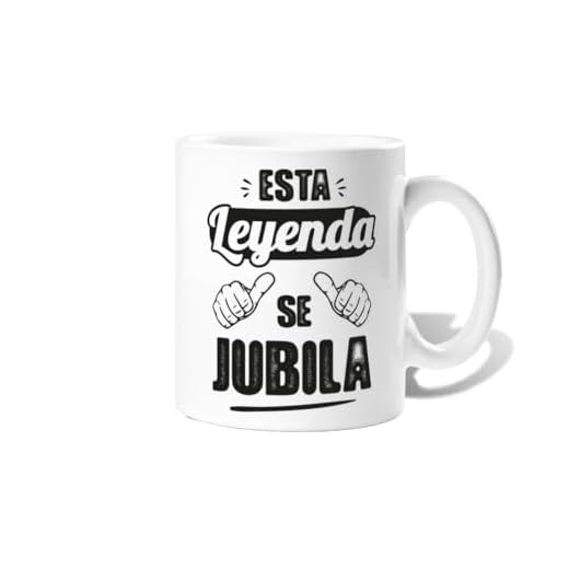 latostadora Taza Divertida para Regalar Esta Leyenda Se Jubila V1 - Tazas de café grandes, graciosas, bonitas para el desayuno - Regalos originales - 325 mL - ref. 5477521