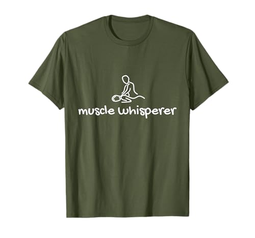 Muscle Whisperer - Divertido masaje terapeuta, camiseta de spa Camiseta