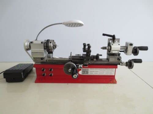 Mini tokarka biurkowa instrument do domowego laboratorium tokarka 4 szczęki uchwyt 65 mm