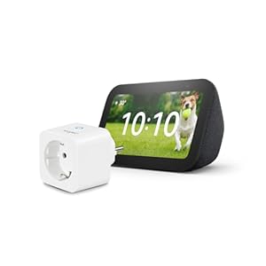 Echo Show 5 (3.ª generación) | Antracita + Sengled Smart Plug, compatible con Alexa – Kit de inicio de Hogar digital