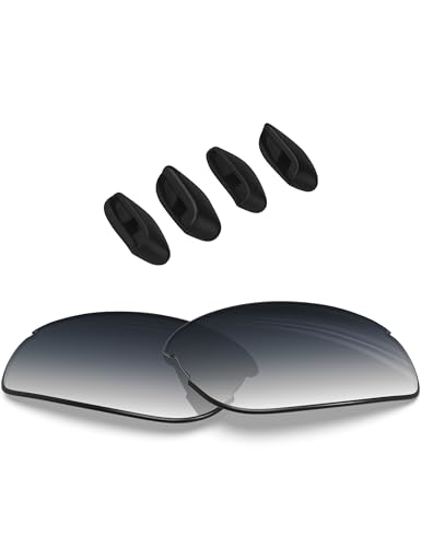 Image of BLAZERBUCK Replacement Lenses & Nose Pads Piece for Oakley RPM Squared OO9257 /RPM Edge OO9250 Sunglass