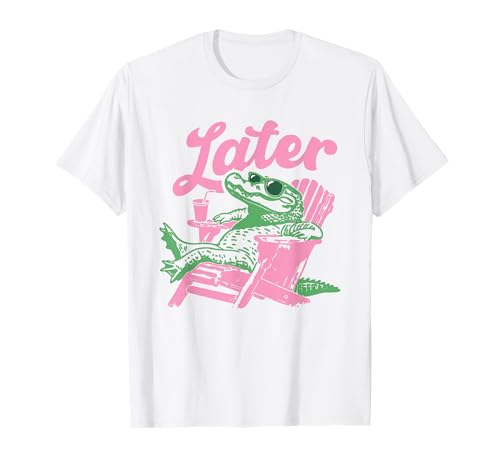 See You Later Teacher Summer Alligator Last Day of School T-Shirt