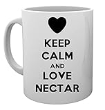 Imprimé en Europe Keep Calm And Love Nectar Taza Mug Cup