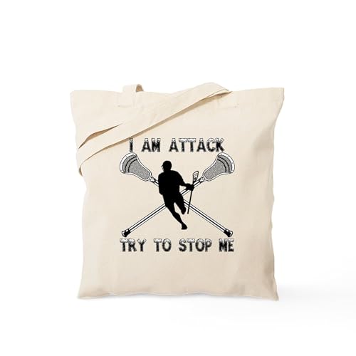 CafePress Lacrosse Attackman Canvas Tote Bag