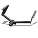 Topline Autopart Class 3 III Black 2" Rear Bumper Trailer Tow Hitch Towing Mount Receiver Tube For 08-12 Jeep Liberty