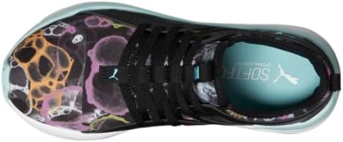 PUMA SOFTRIDE Sophia Sneaker, Black-Island Paradise, 7 US Unisex Big Kid | Image 3