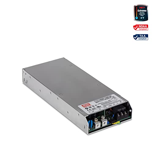 Image of TRENDnet 1000W, 48V DC, 21A AC to DC Industrial Power Supply with PFC Function, TI-RSP100048, Compatible with 4U 19 inch Rackmount TI-R4U (Sold Separately), Built in DC Fans, UL 508 Approved