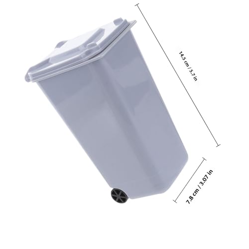 Mini canecas de basura multifuncionales 4 piezas miniatura 2