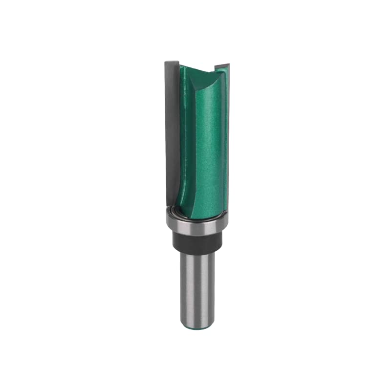 KAYRAM Vástago de 12MM D21MM, Broca de enrutador de patrón, Fresa de carpintería for Fresa de Cara de Broca de Madera, Fresa de Extremo de carburo (Size : 2pc)