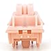 WS Mechanical Keyboard Switches 5 Pins PCB Mount Lubed Linear Switches Pink (35pcs)