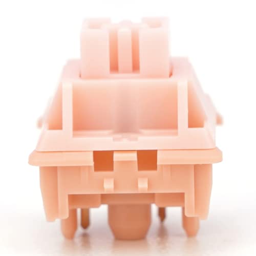 Image of MELETRIX WS Mechanical Keyboard Switches 5 Pins PCB Mount Lubed Linear Switches Pink (35pcs)