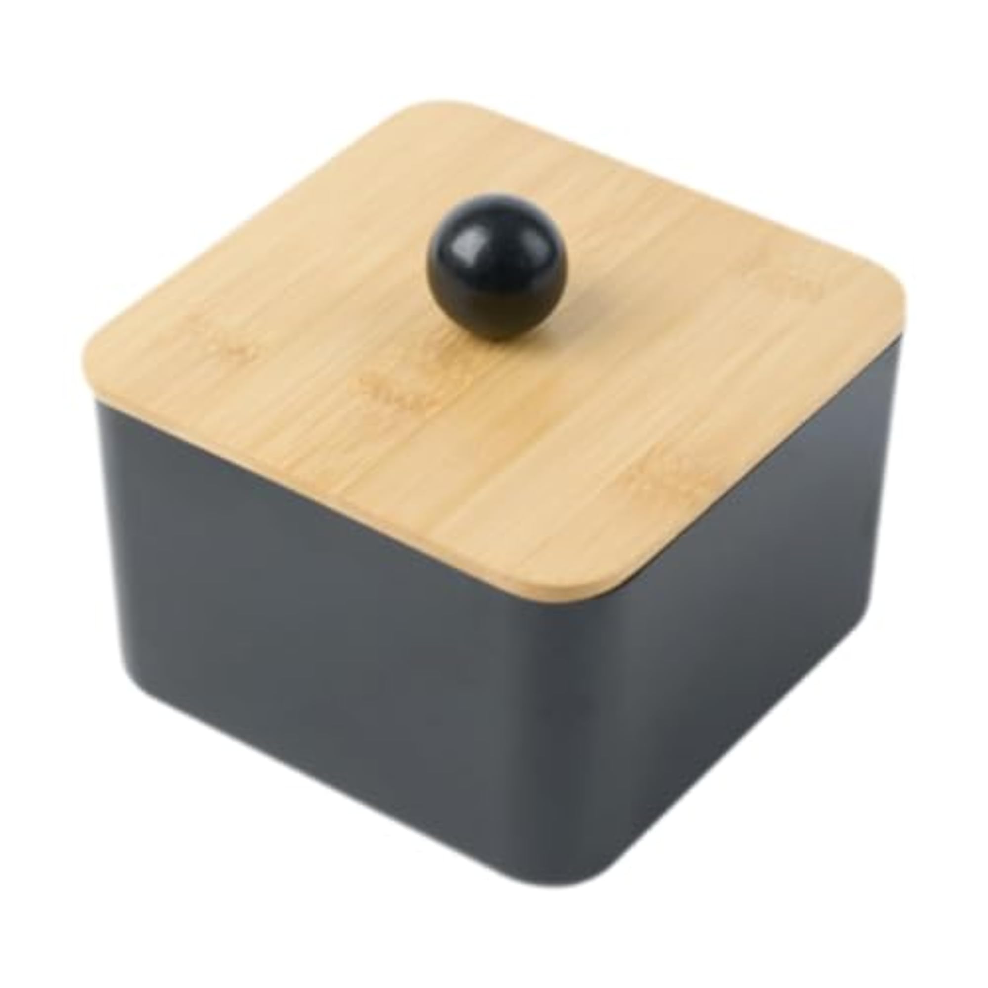 Desktop Cosmetics Storage Box, Black Design