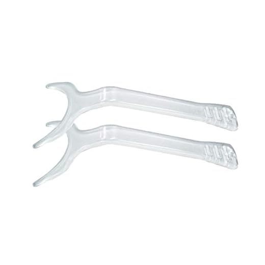 Autoclavable Dental Mouth Opeaner Durable Lip and Cheek Retractor for Photography 2pcs/pack (Clear)