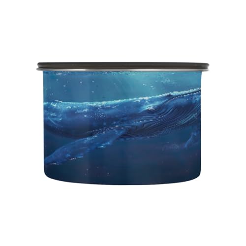 Recipiente Hermético de Acero para Café 500ml Blue Whale